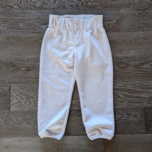 Stelle Youth Light Gray Softball Knee-High Pants Size Small